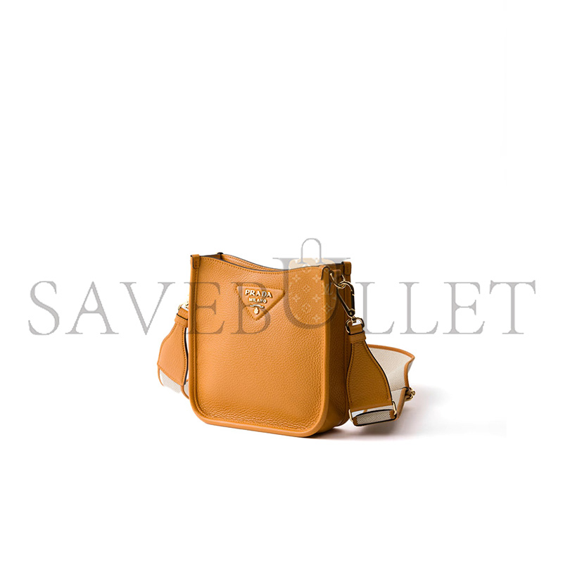 Pra*a leather mini shoulder bag 1bh191 (20*19*6cm)